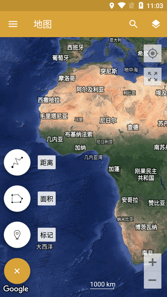 GPS面积距离测量仪