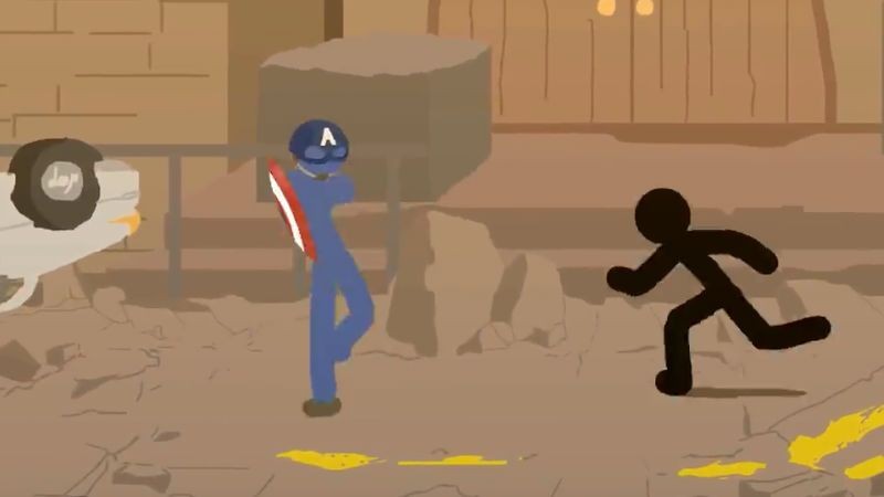 火柴人超级英雄战斗