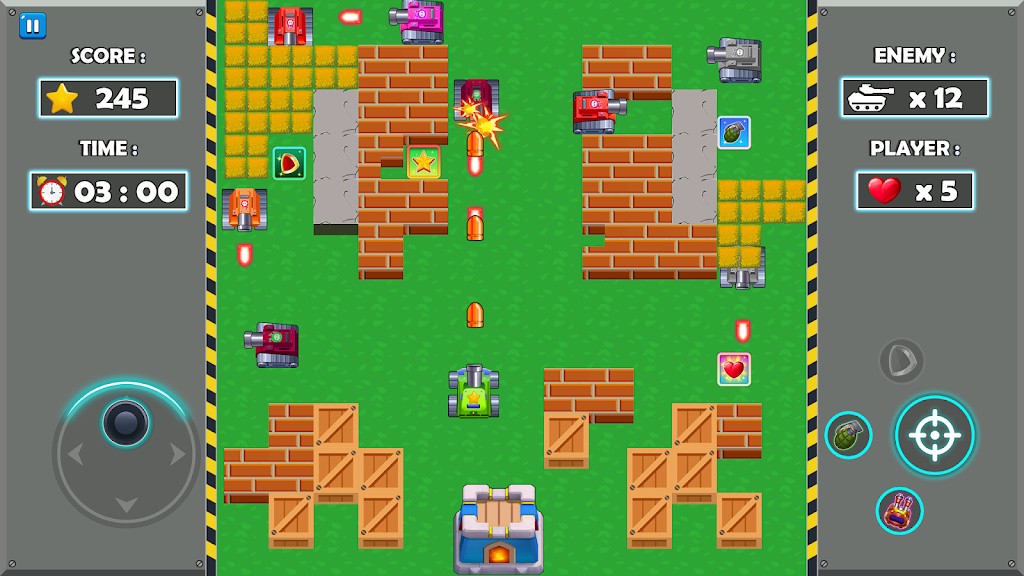 坦克疯狂战斗竞技场