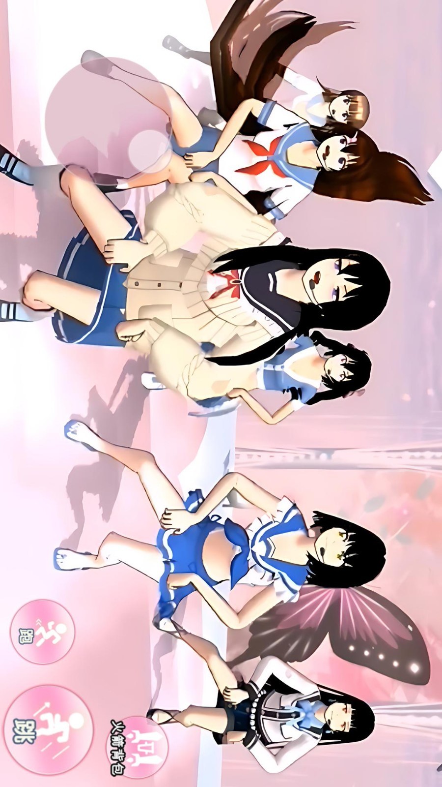 樱校女神跑酷游戏