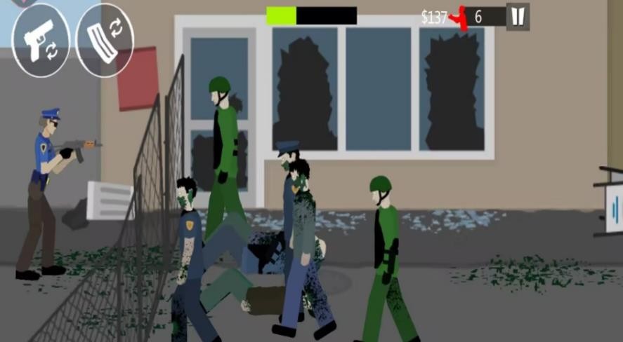 平面僵尸战场3D