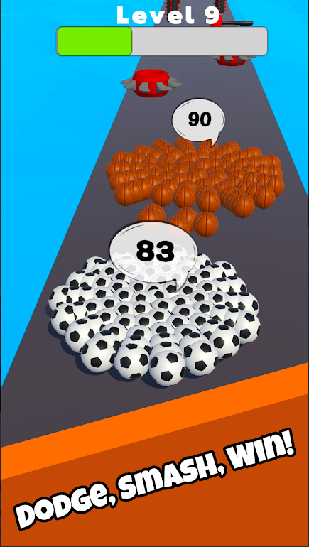 球之战奔跑与摧毁