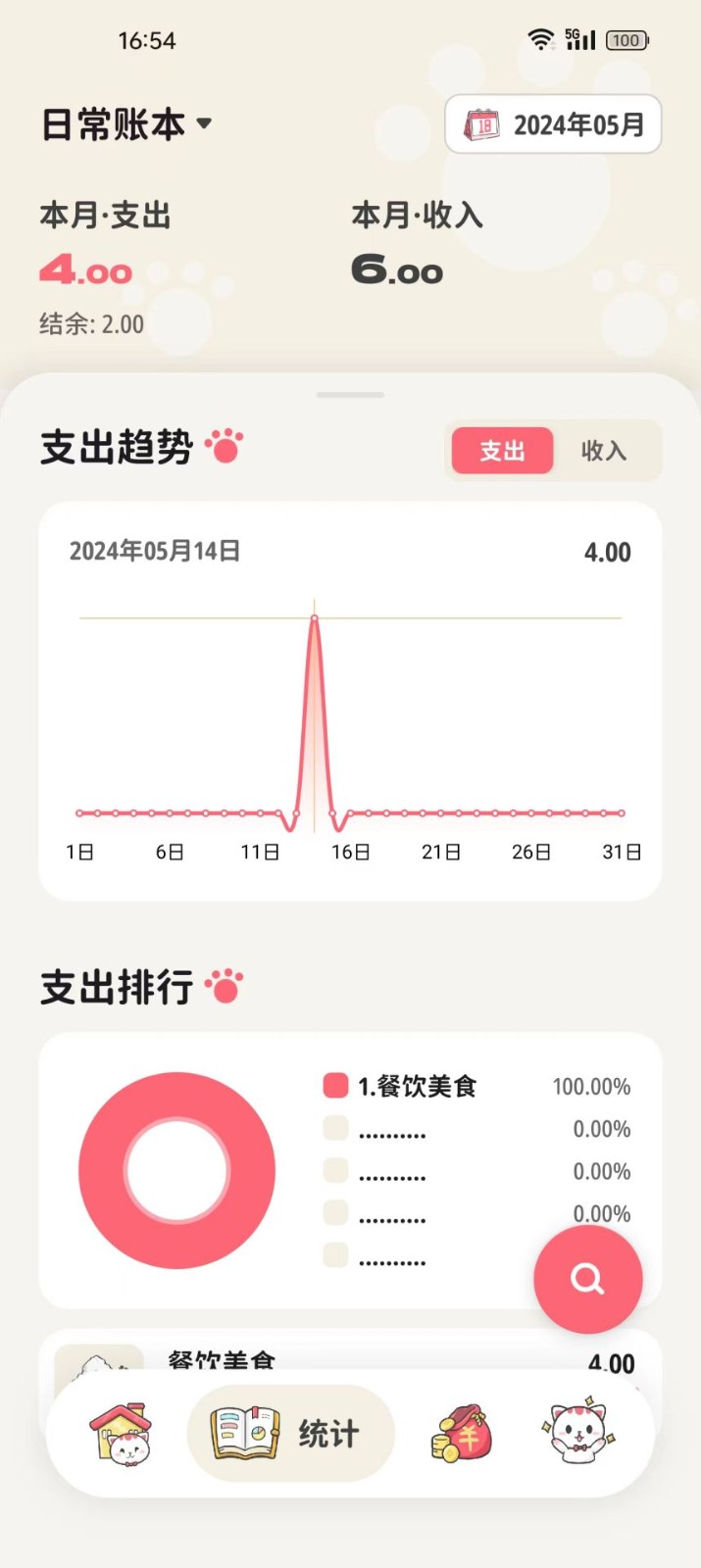 喵钱记账app