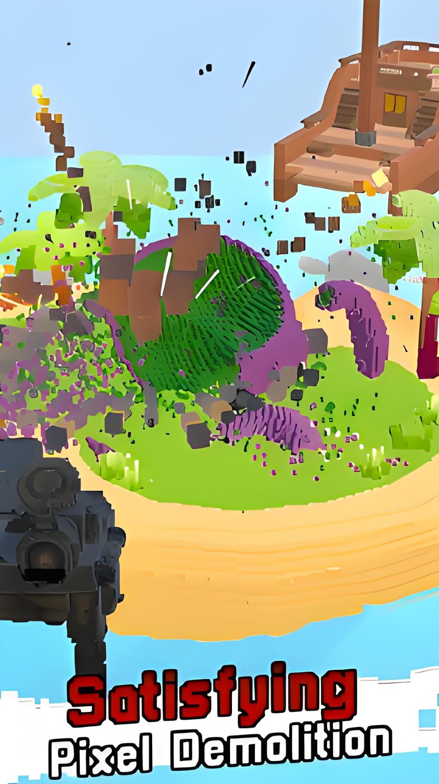 像素建筑破坏模拟器3D