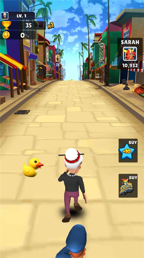 愤怒的老奶奶玩跑酷2