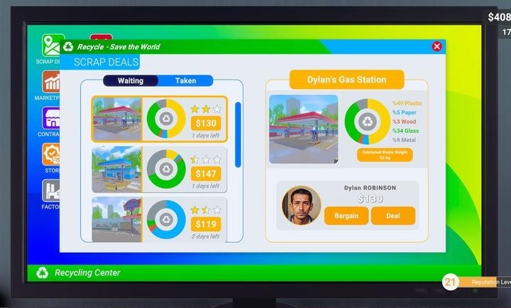 我的回收中心模拟器