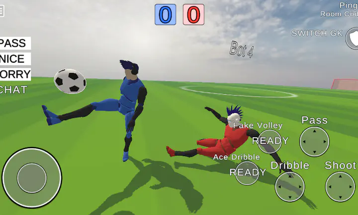 无与伦比的自我足球动作