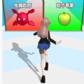 健康女孩爱跑酷