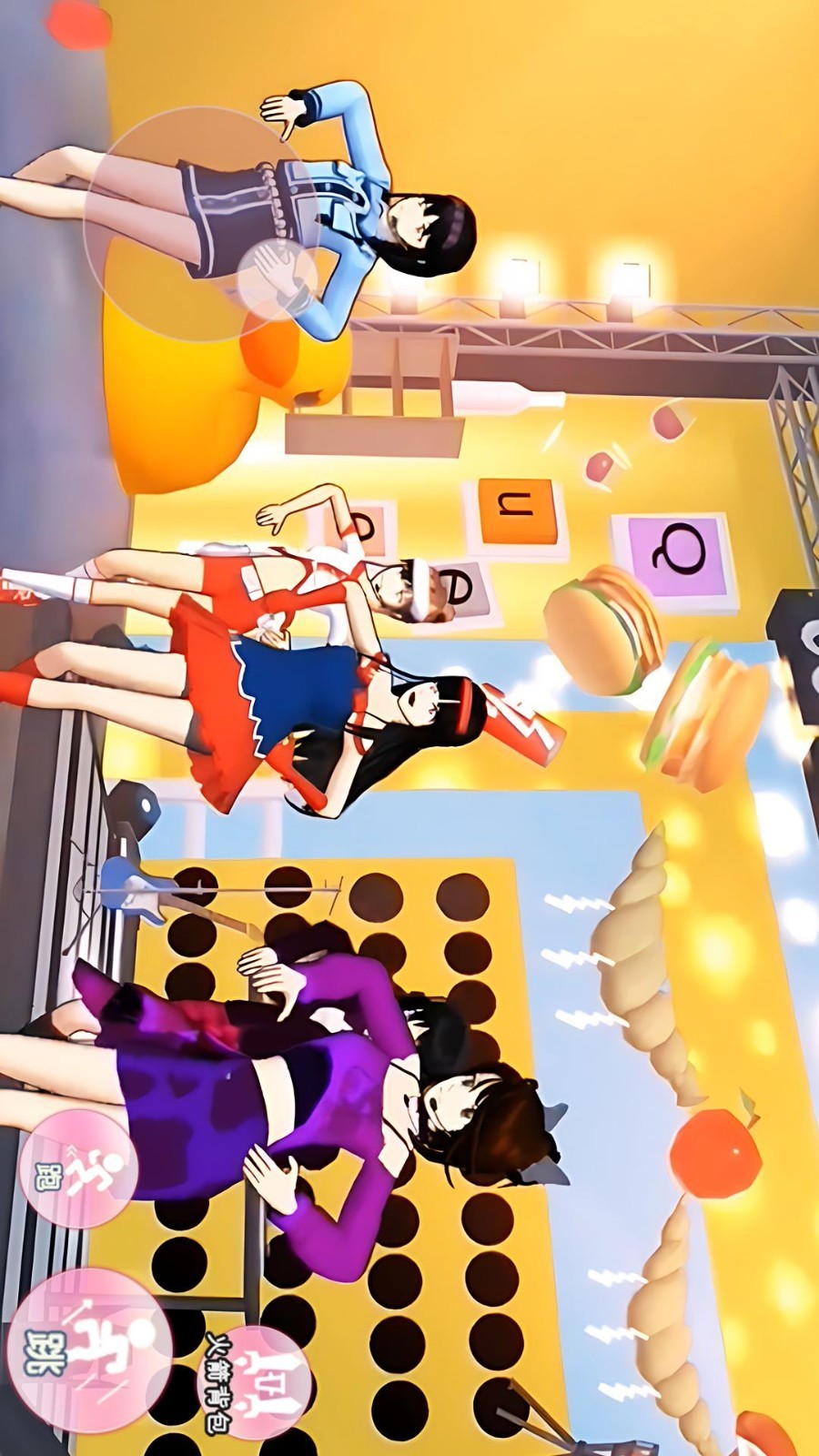 樱校女神跑酷游戏