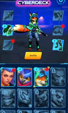 赛博甲板:角色卡牌战