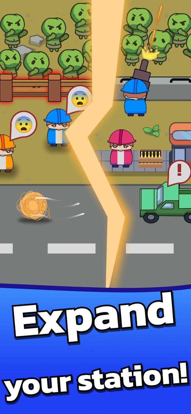 闲置僵尸加油站