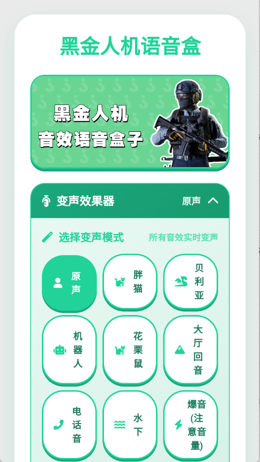 黑金人机语音盒