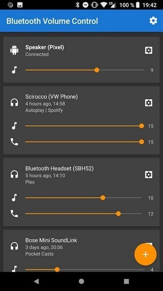 蓝牙音量控制app