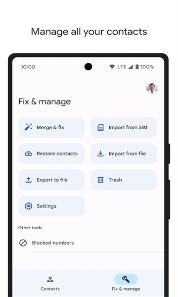 谷歌通讯录(Contacts)