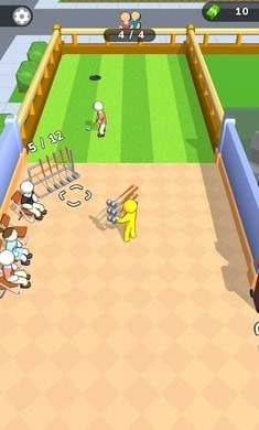 高尔夫俱乐部闲置