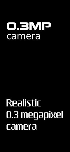 0.3mp camera