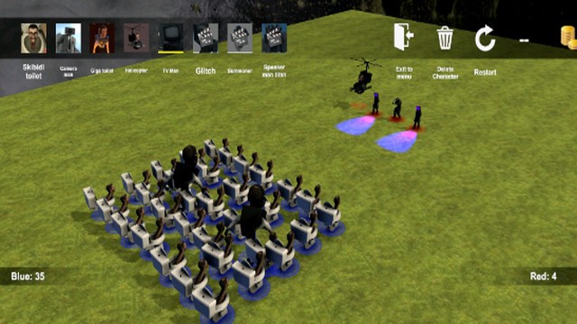 马桶人沙盒战争游戏